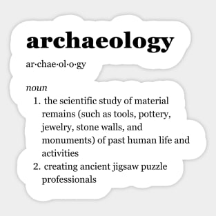 Archeology Sticker